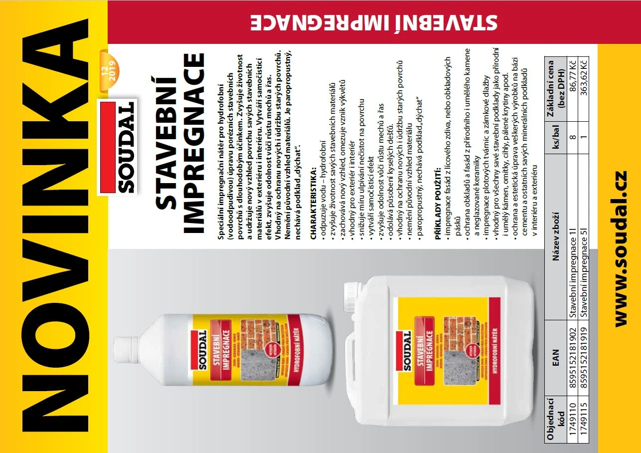 NOVINKA stavebni impregnace web