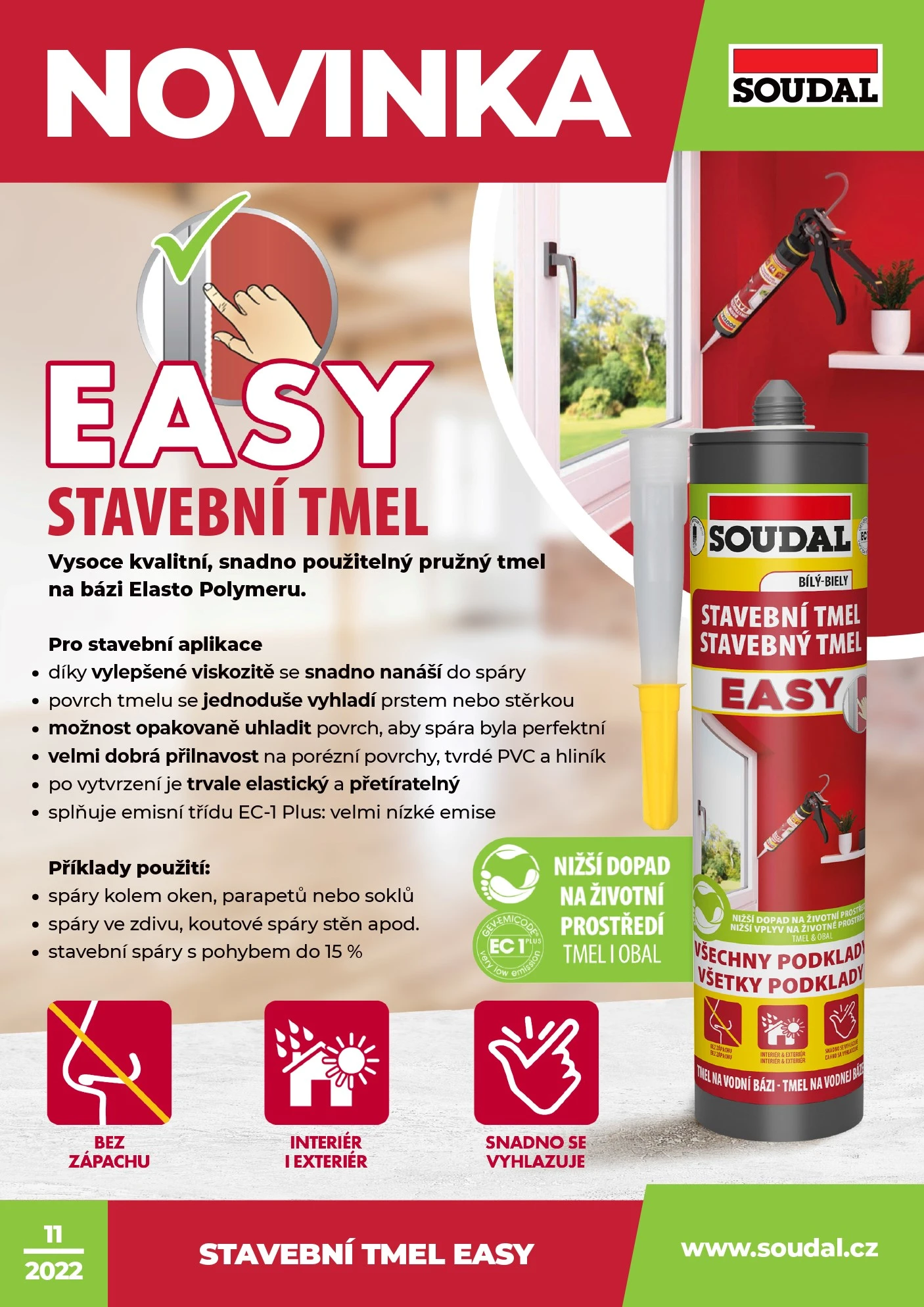 Novinka A4 EASY stavebni tmel WEB