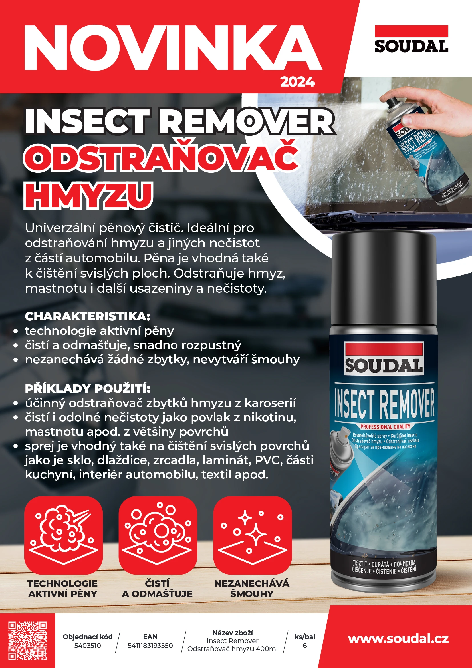 Novinka A4 Insect Remover