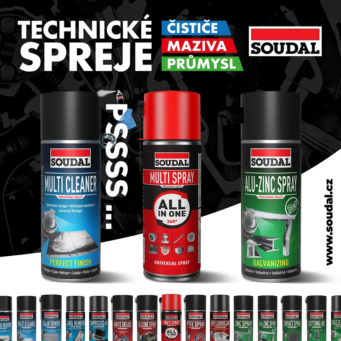 technick&eacute;_spreje_web Novinky v SOUDALu