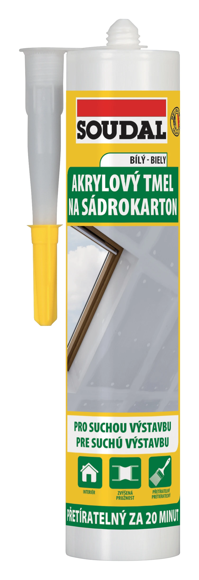 AKRYLOVY_TMEL__NA_SADROKARTON_280ML_VIZ_2504 PRE PROFESIONÁLOV: Akrylový tmel na sadrokartón