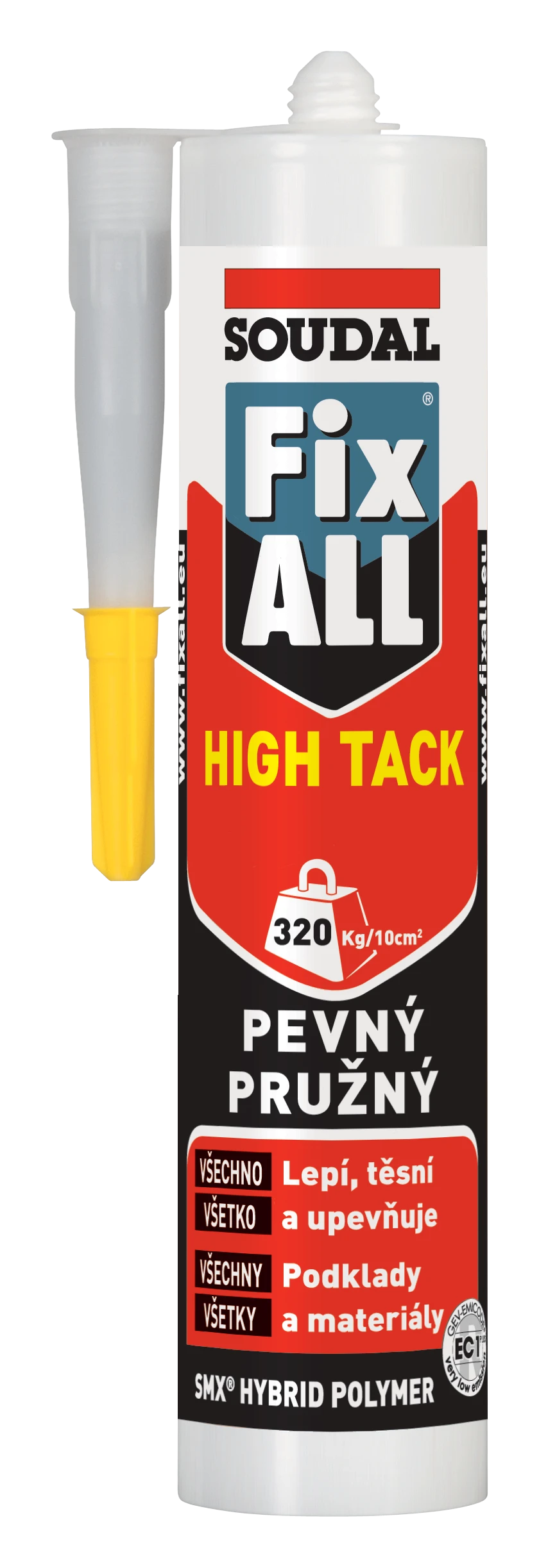 FIX_ALL_HIGH_TACK_290ML_VIZ_1809 Spoľahlivý pomocník na lepenie a tmelenie