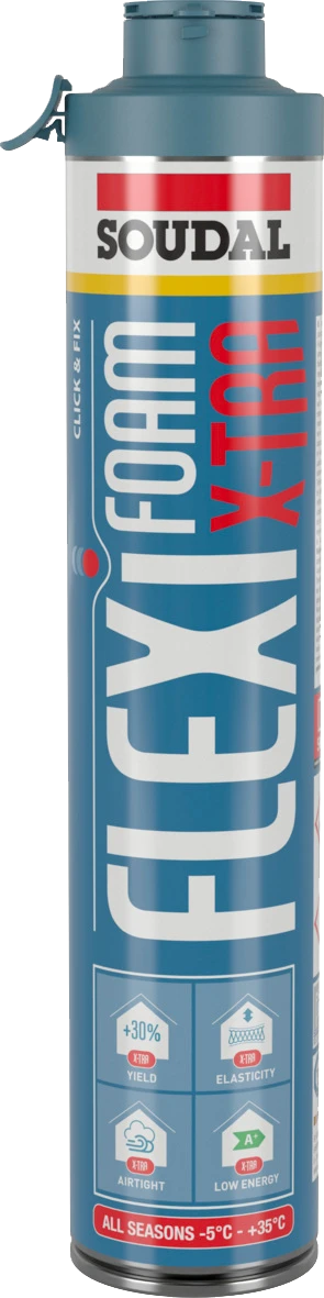 FLEXIFOAM_X_TRA_CLICK_FIX_750ML_VIZ_2302 SOUDAL Soudaframe SWI: Flexifoam X-TRA Click&Fix