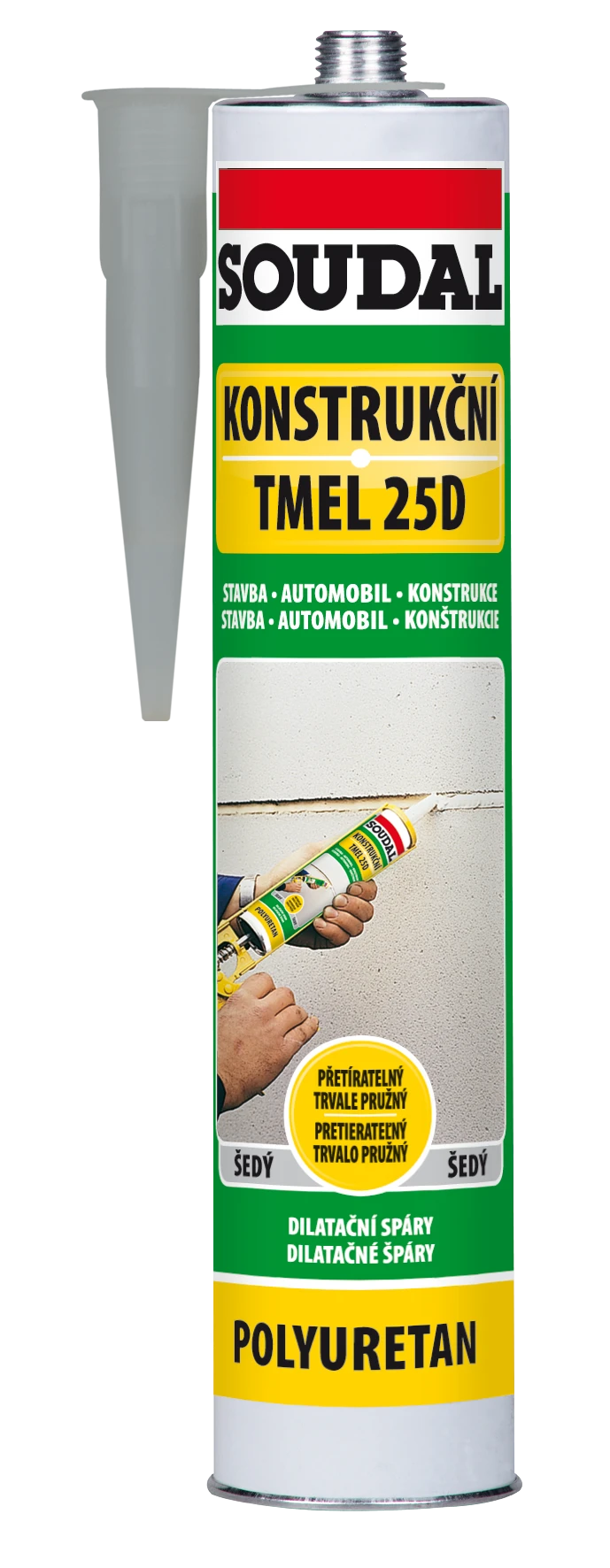 KONSTRUKCNI_TMEL_25_D_310ML_VIZ_13075 PRE PROFESIONÁLOV: Konstrukční tmel 25D