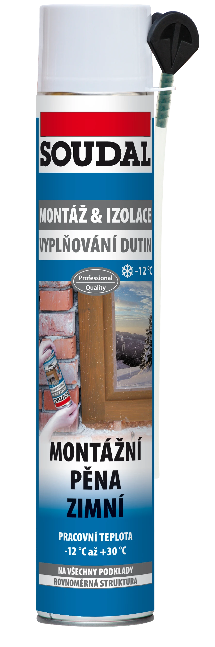 MONTAZNI_PENA_ZIMNI_750ML_VIZ_14108 PRE PROFESIONÁLOV: Montážna pena zimná
