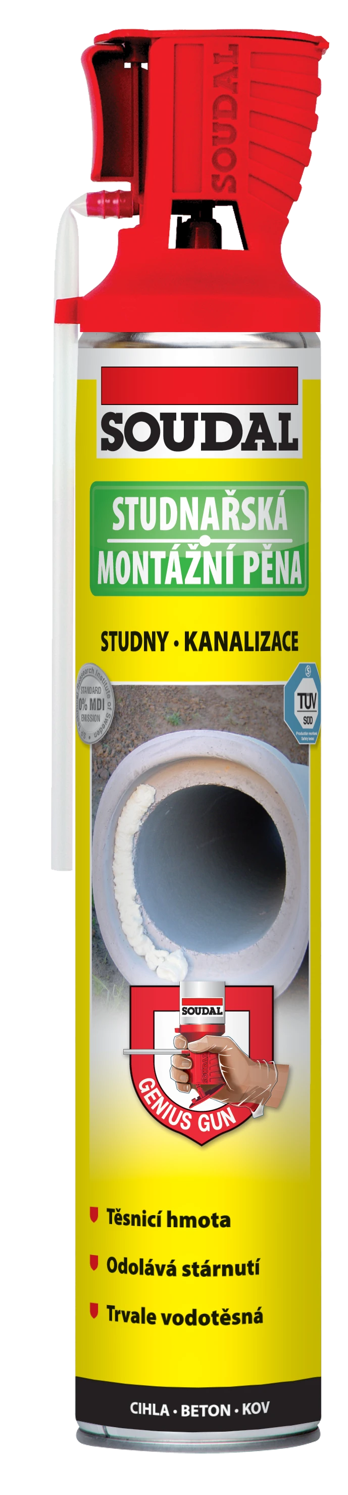 STUDNARSKA_MONTAZNI_PENA_GG_VIZ_1706 PRE PROFESION&Aacute;LOV: Studničn&aacute; mont&aacute;žna pena GENIUS GUN  