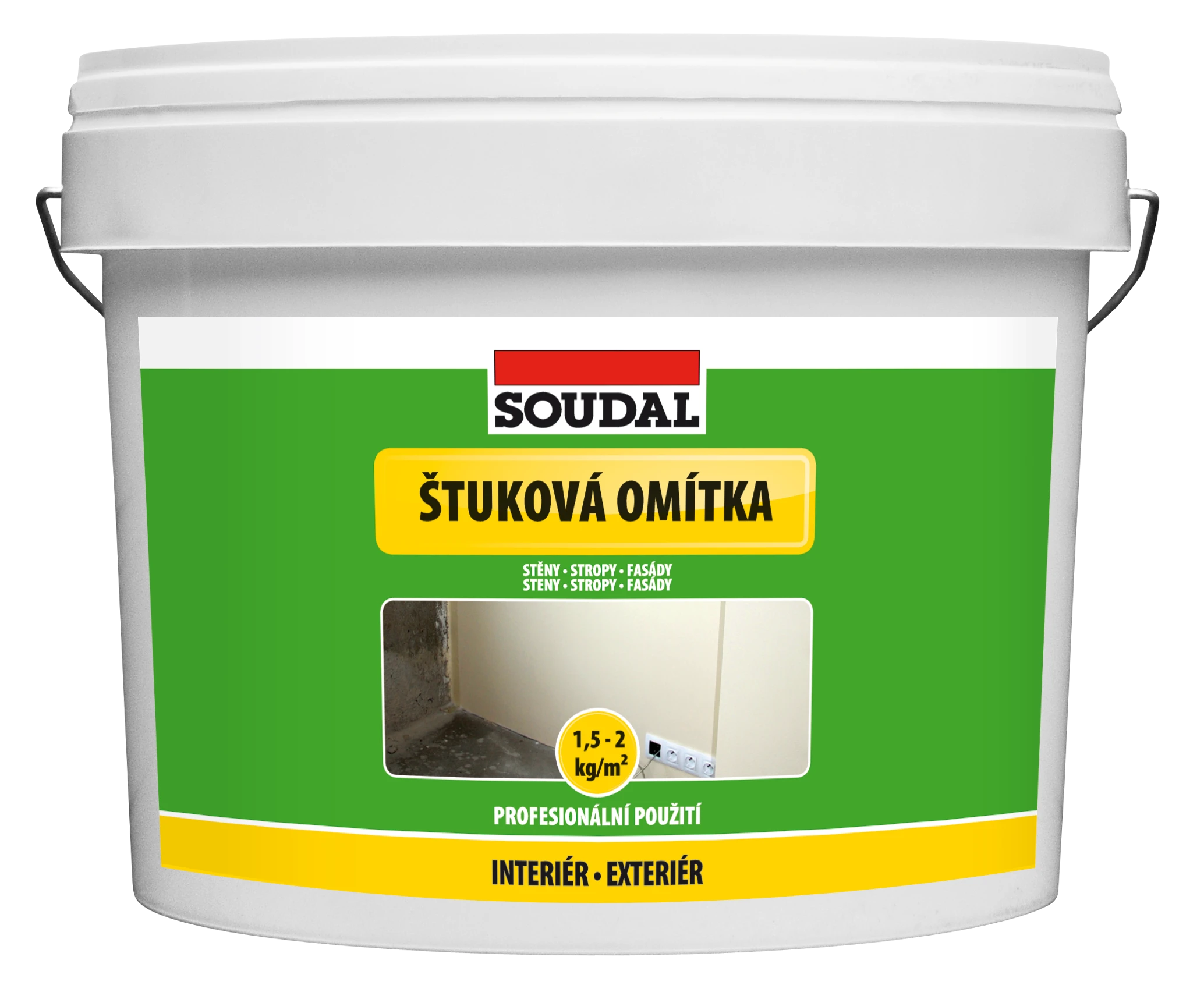 STUKOVA_OMITKA_15KG_VIZ PRE PROFESION&Aacute;LOV: SOUDAKRAT Stavebn&aacute; disperzia